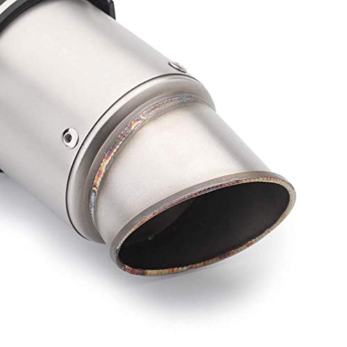 Amazon | スリップオンマフラー バイクサイレンサー 60.5mm 汎用